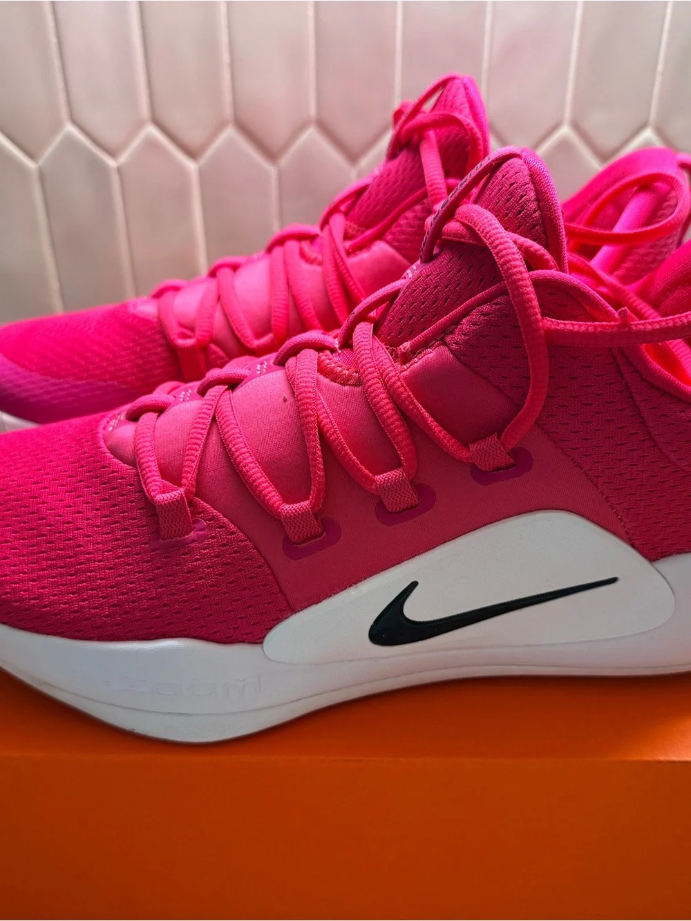 Nike Men’s Pink Kay Yow HyperDunk Basketball Shoes